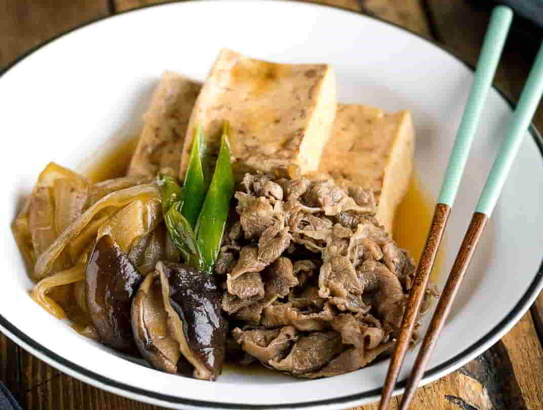 Simmered Beef & Tofu