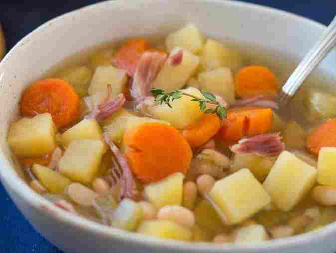 Slow-Cooker Ham Bone Soup