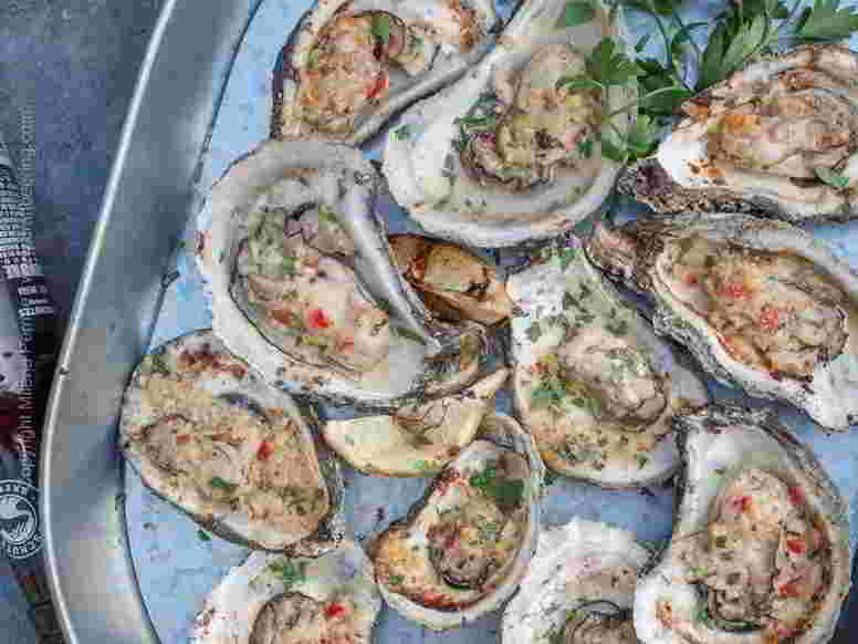 Smoked Chargrilled Oysters