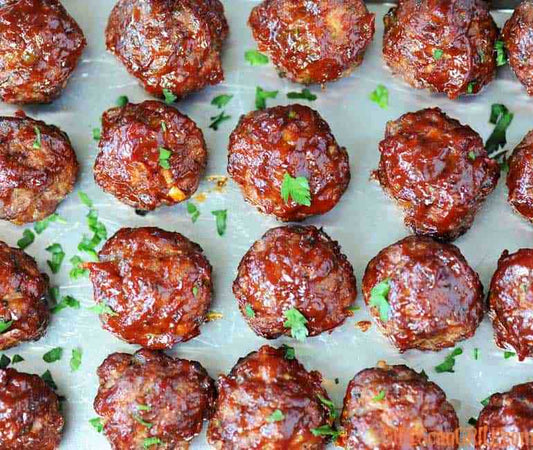 Smoked Fireball Whisky Meatballs