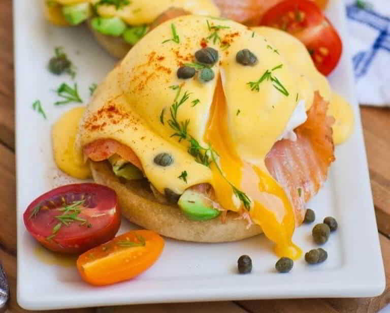 Smoked Salmon Eggs Benedict