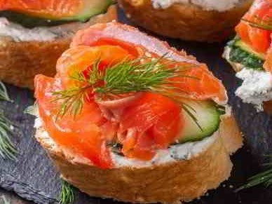 Smoked Salmon Tea Sandwiches