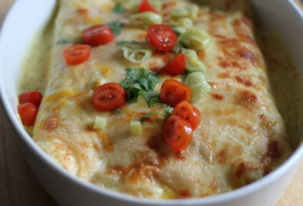 Sour Cream Chicken Enchiladas