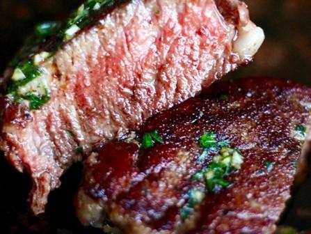 Sous-Vide Garlic Herb Butter Steaks