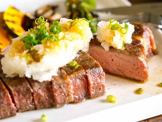 Sous Vide Steaks Japanese Style