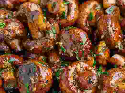 Soy Roasted Garlic Mushrooms