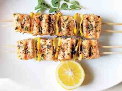 Spiced Salmon Kebabs