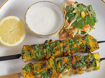 Spiced Kingfish Skewer