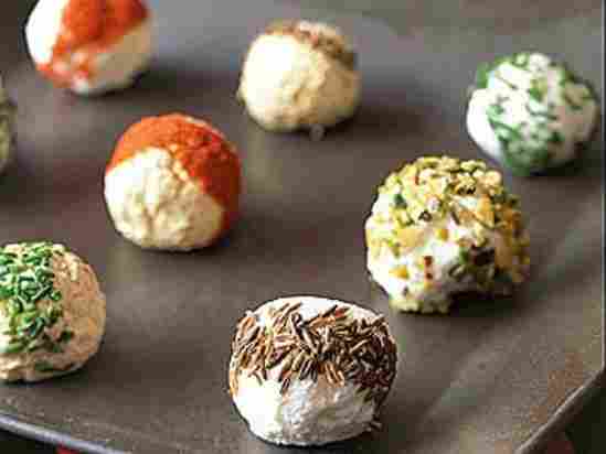 Spiced Yoghurt Cheese Balls