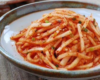 Spicy Korean Radish Salad