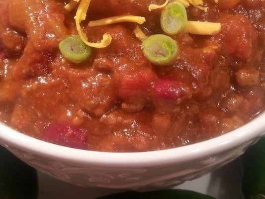 Spicy Onion Beer Chilli