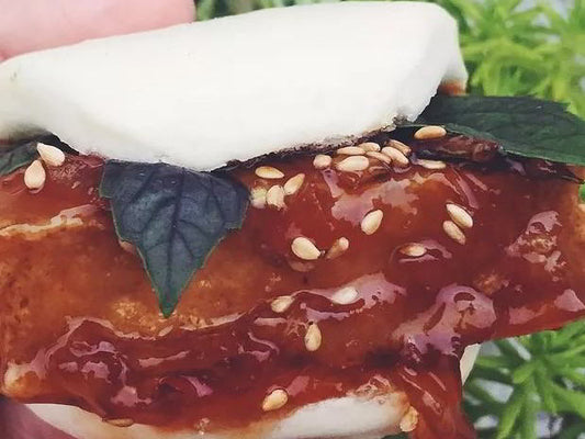 Steamed Buns With Sesame-Orange Fried Tofu