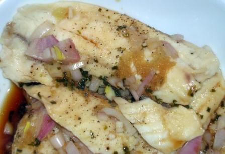 Steamed Fish with Spring Onions & Ginger