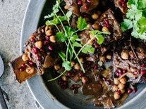 Sticky Pomegranate Molasses Braised Beef Short Ribs