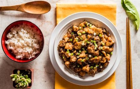 Stir Fried Chicken with Black Bean Sauce