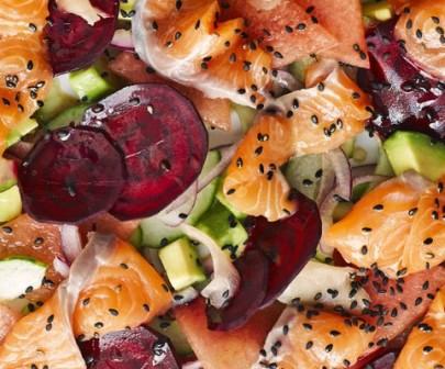 Summer Sashimi Salad