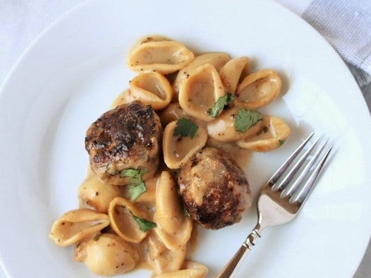 Swedish Meatball Pasta Bake