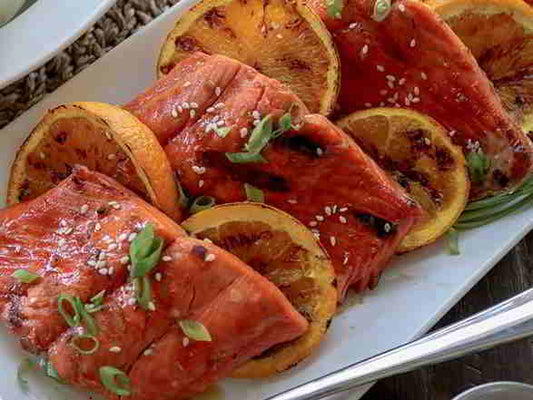 Sweet 'N' Sour Orange Salmon
