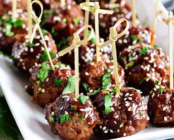 Sweet & Tangy Asian Meatballs