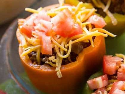 Taco Stuffed Capsicums