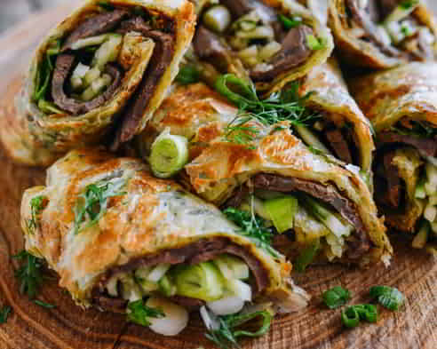 Taiwanese Beef Rolls