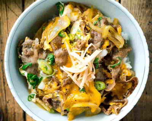 Tanindon (Beef & Egg Rice Bowl)