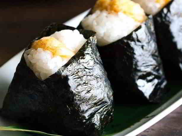 Tempura Shrimp Rice Ball (Tenmusu)