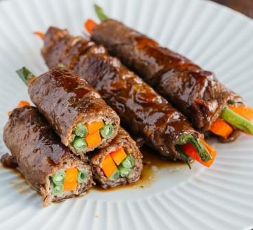 Teriyaki Steak Rolls