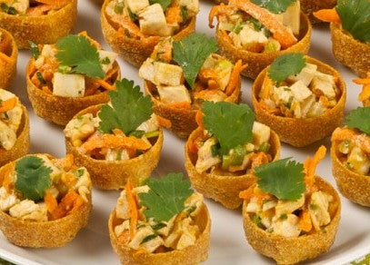 Thai Chicken Salad Croustades