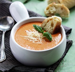 Tomato Basil Parmesan Soup