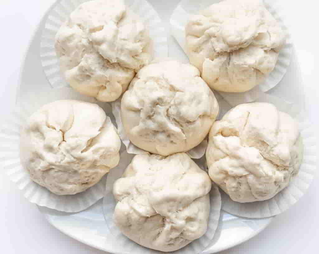 Vietnamese Steamed Pink Pork Buns (Banh Bao)