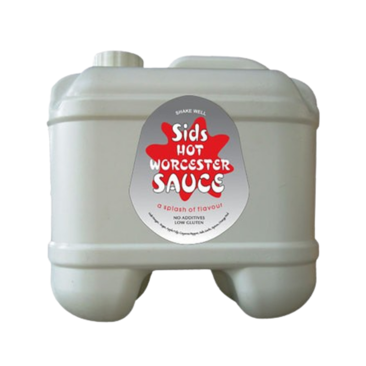 Sids Hot Worcester Sauce (10% Sugar) - 5 lt