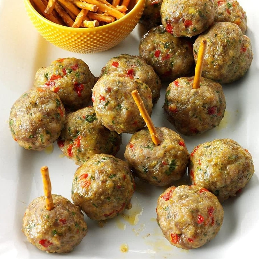 Air-Fryer Rosemary Sausage Meatballs