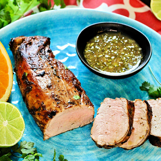 Air Fryer Cuban Mojo Pork Loin