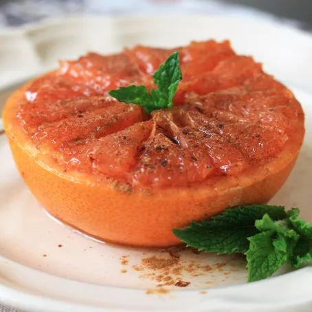 Air Fryer Grilled Grapefruit