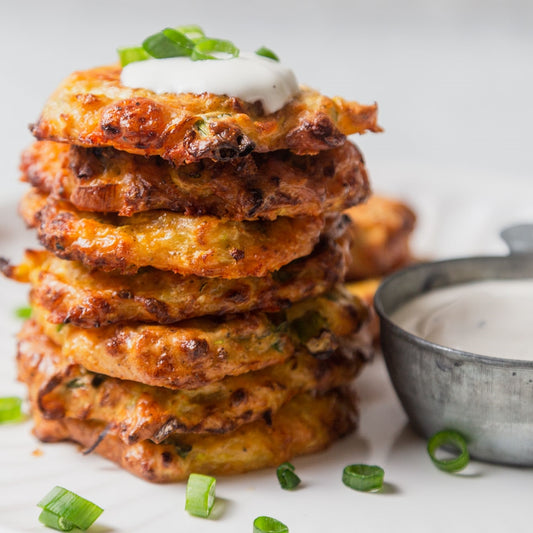 Air Fryer Parmesan Zucchini Patties