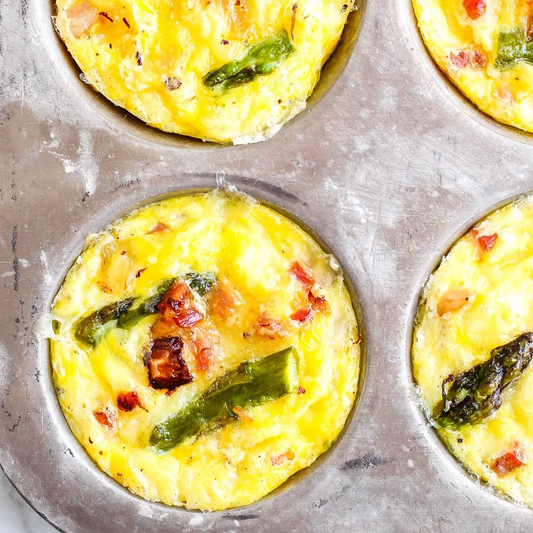 Asparagus & Bacon Egg Cups