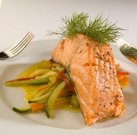 Salmon BBQ with Whiskey Sauce