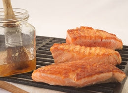 Salmon BBQ with Orange Glaze