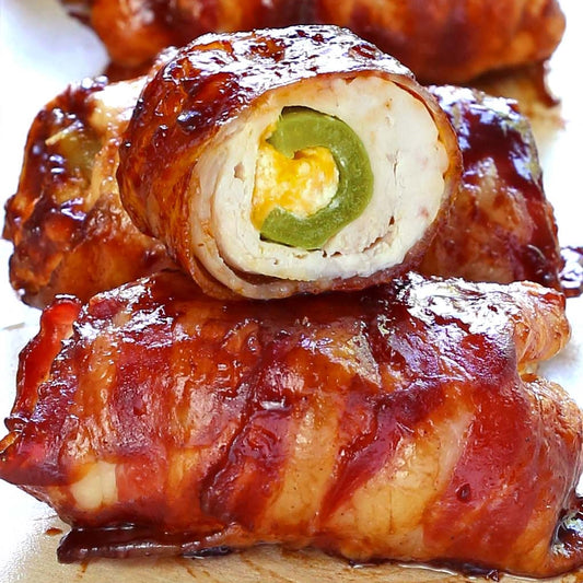 Bacon BBQ Chicken Bombs