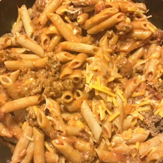 Bacon Cheeseburger Pasta