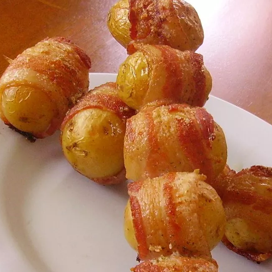 Bacon Wrapped New Potatoes