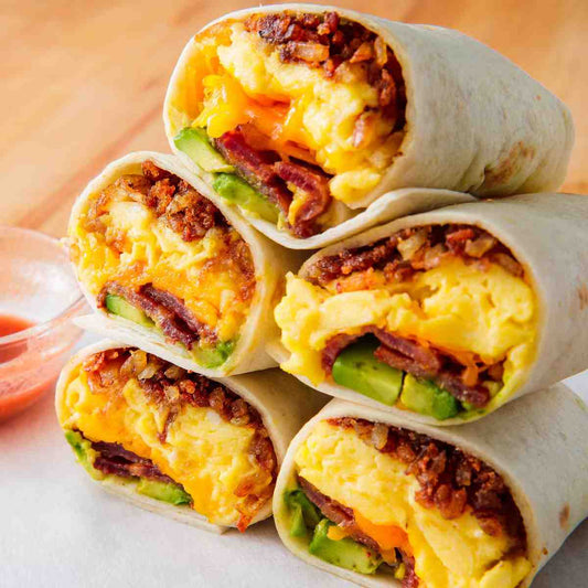 Freezer Bacon & Egg Breakfast Burrito