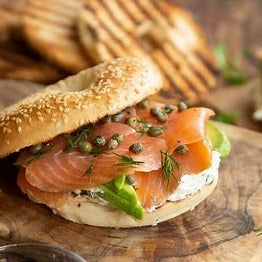 Bagels with Smoked Salmon & Cream Cheese