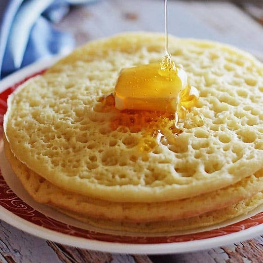 Baghrir Moroccan Spongy Semolina Pancakes