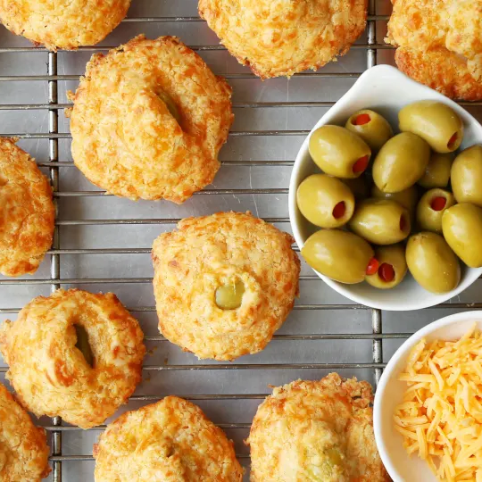 Baked Cheese Olives