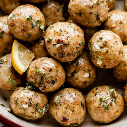 Baked Chicken Meatballs