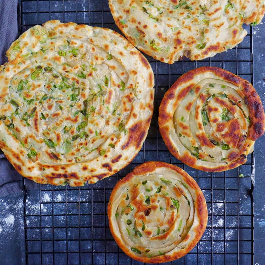 Baked Spring Onion Pancakes