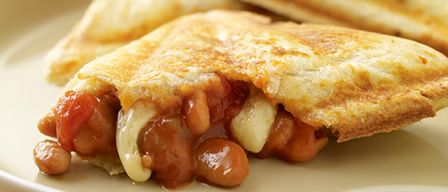 Toasted Sandwich with Beans & Parmesan