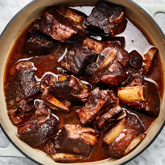 Beef Ribs in Red Wine